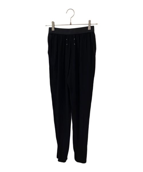 Maison Margiela（メゾンマルジェラ）Maison Margiela (メゾンマルジェラ) タキシードサテントラウザーズパンツ ブラック サイズ:38の古着・服飾アイテム