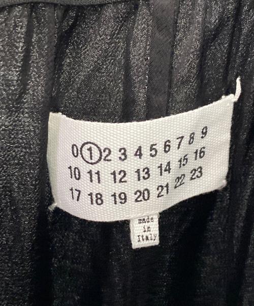 Maison Margiela（メゾンマルジェラ）Maison Margiela (メゾンマルジェラ) タキシードサテントラウザーズパンツ ブラック サイズ:38の古着・服飾アイテム