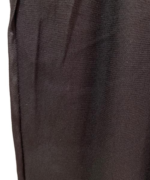 Maison Margiela（メゾンマルジェラ）Maison Margiela (メゾンマルジェラ) タキシードサテントラウザーズパンツ ブラック サイズ:38の古着・服飾アイテム