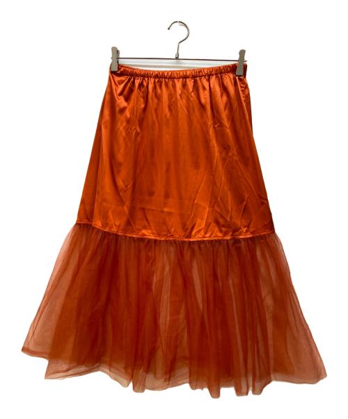 Ameri（アメリ）Ameri (アメリ) RANDOM TUCK VOLUME SKIRT レッド サイズ:Sの古着・服飾アイテム