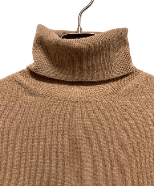 Max Mara Studio（マックスマーラ ストゥディオ）MAX MARA STUDIO (マックスマーラ ストゥディオ) カシミヤ混タートルネックニット ベージュ サイズ:XSの古着・服飾アイテム