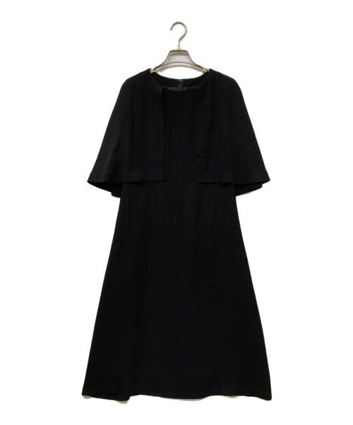 Sybilla（シビラ）Sybilla (シビラ) ケープジョイントドレス ブラック サイズ:Lの古着・服飾アイテム