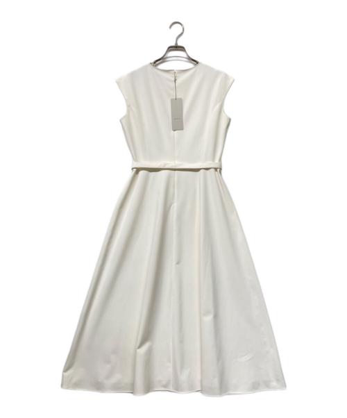 EPOCA（エポカ）EPOCA (エポカ) クリーンストレッチ フレアドレス ホワイト サイズ:size42 未使用品の古着・服飾アイテム