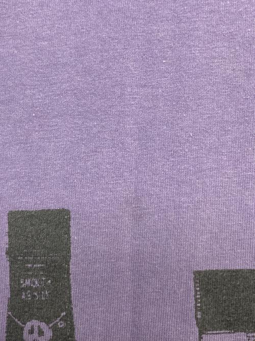stussy（ステューシー）stussy (ステューシー) ボトルプリントTシャツ パープル サイズ:Lの古着・服飾アイテム