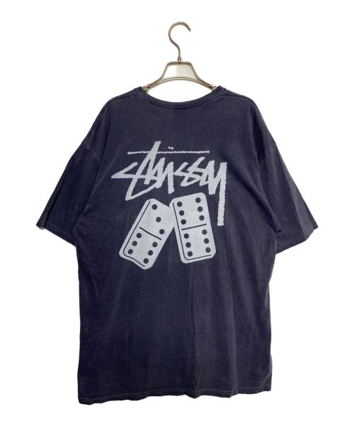 stussy（ステューシー）stussy (ステューシー) ダイス ポケットTシャツ ネイビー サイズ:XLの古着・服飾アイテム