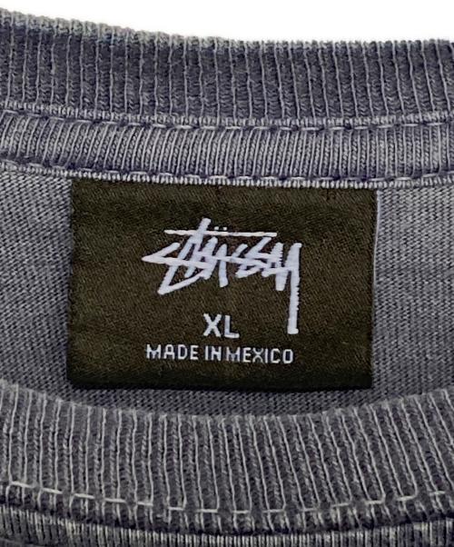 stussy（ステューシー）stussy (ステューシー) ダイス ポケットTシャツ ネイビー サイズ:XLの古着・服飾アイテム