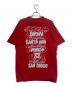 stussy (ステューシー) ワールドツアー プリントTシャツ レッド サイズ:L：8000円
