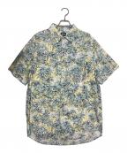 stussyステューシー）の古着「アロハシャツ」｜ブルー