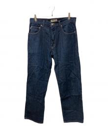 stussy×ROUGH AND RUGGED（ステューシー×ラフアンドラゲッド）の古着「ボタンフライデニムパンツ」｜インディゴ