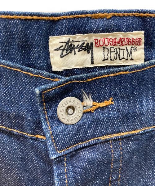 stussy（ステューシー）stussy (ステューシー) ROUGH AND RUGGED (ラフアンドラゲッド) ボタンフライデニムパンツ インディゴ サイズ:34の古着・服飾アイテム