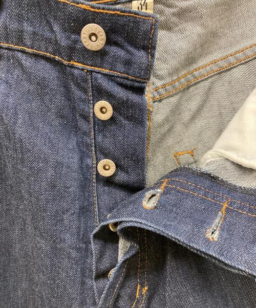 stussy（ステューシー）stussy (ステューシー) ROUGH AND RUGGED (ラフアンドラゲッド) ボタンフライデニムパンツ インディゴ サイズ:34の古着・服飾アイテム