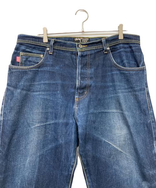 stussy（ステューシー）stussy (ステューシー) ROUGH AND RUGGED (ラフアンドラゲッド) ボタンフライデニムパンツ インディゴ サイズ:size36の古着・服飾アイテム