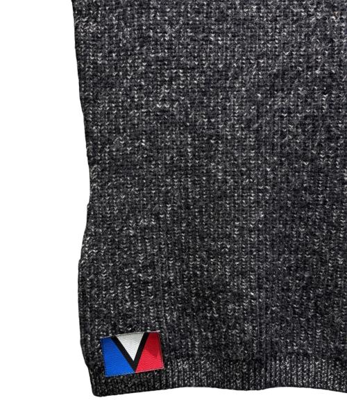 LOUIS VUITTON（ルイ ヴィトン）LOUIS VUITTON (ルイ ヴィトン) フェルトウールニットミニドレスワンピース  ブラック サイズ:Mの古着・服飾アイテム