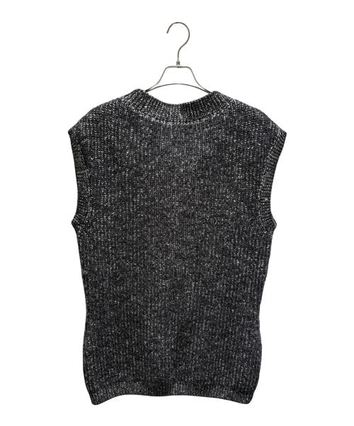 LOUIS VUITTON（ルイ ヴィトン）LOUIS VUITTON (ルイ ヴィトン) フェルトウールニットミニドレスワンピース  ブラック サイズ:Mの古着・服飾アイテム