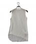 Y's (ワイズ) COTTON FAUX LINEN KNIT ASYMME TANK TOP ホワイト サイズ:SIZE 2：6000円