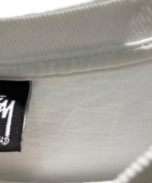 stussy（ステューシー）stussy (ステューシー) ロゴプリントTシャツ ホワイト サイズ:XLの古着・服飾アイテム