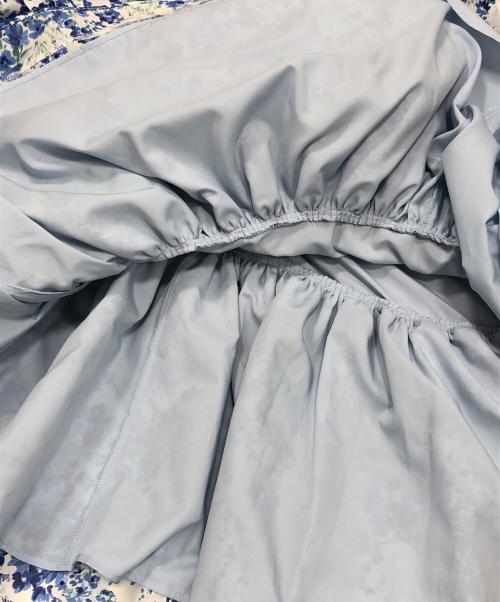 TSURU by MARIKO OIKAWA（ツルバイマリコオイカワ）Tsuru by Mariko Oikawa (ツルバイマリコオイカワ) Marrieanne ティアードスカート ブルー サイズ:34の古着・服飾アイテム