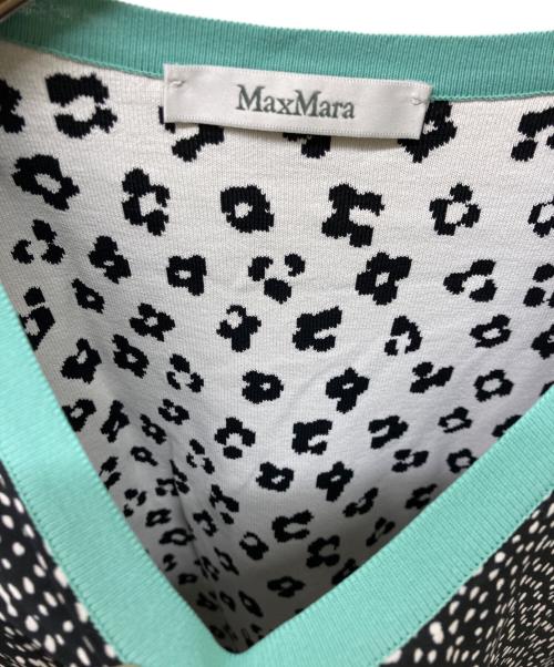 MaxMara（マックスマーラ）MaxMara (マックスマーラ) ビスコースクレープニット ブラック サイズ:Sの古着・服飾アイテム