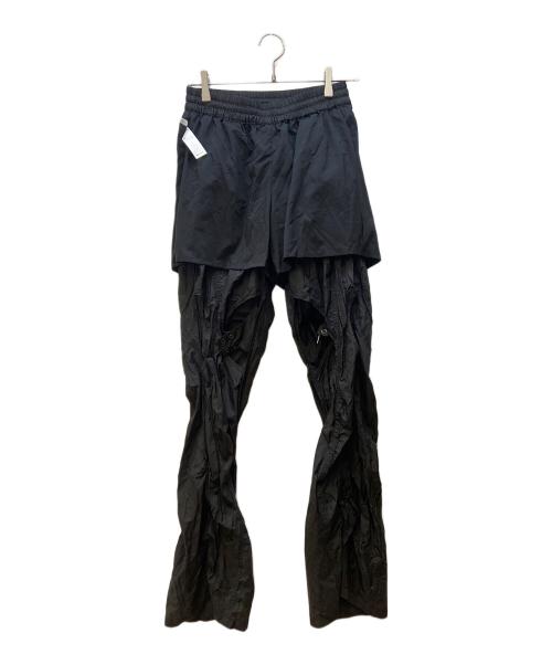 SLY（スライ）SLY (スライ) LACE UP ATHLEISURE FLARE PT ブラック サイズ:2の古着・服飾アイテム
