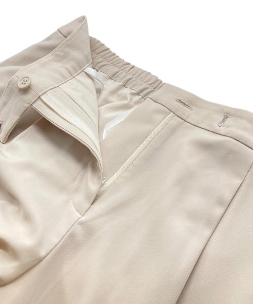 any Sis（エニィスィス）any Sis (エニィスィス) セレモニーダブルクロス テーパードパンツ ベージュ サイズ:SIZE M 未使用品の古着・服飾アイテム