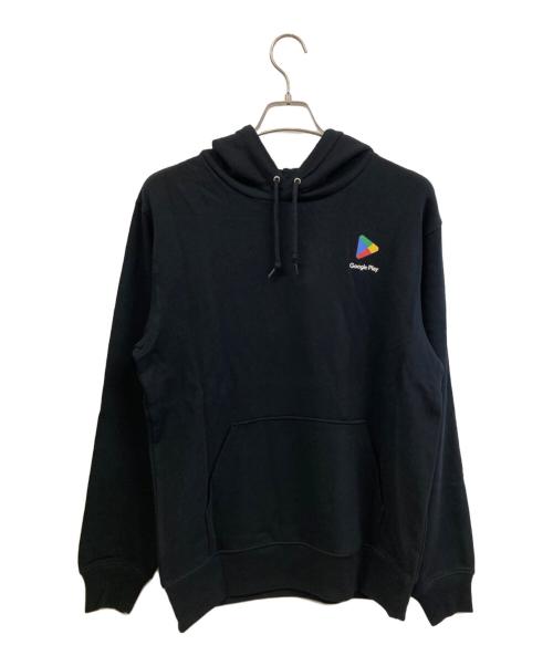 コナミ（コナミ）コナミ (コナミ) プリントパーカー ブラック サイズ:L 未使用品の古着・服飾アイテム