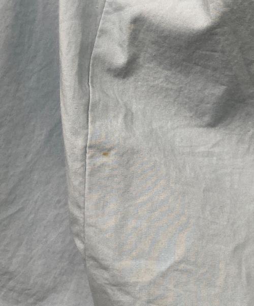 BALLSEY（ボールジィ）BALLSEY (ボールジィ) プロセスドコットン ネックフリルブラウス ブルー サイズ:sizeSの古着・服飾アイテム