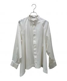 132 5. ISSEY MIYAKE（132 5. イッセイ ミヤケ）の古着「TRAPEZOID SHIRT」｜ホワイト