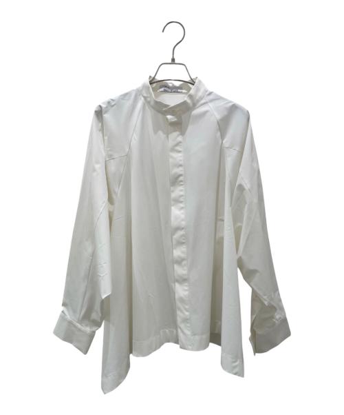132 5. ISSEY MIYAKE（132 5. イッセイ ミヤケ）132 5. ISSEY MIYAKE (132 5. イッセイ ミヤケ) TRAPEZOID SHIRT ホワイト サイズ:3の古着・服飾アイテム
