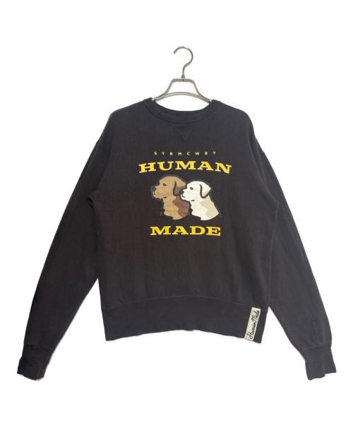 HUMAN MADE（ヒューマンメイド）HUMAN MADE (ヒューマンメイド) TSURIAMI SWEATSHIRT グレー サイズ:Mの古着・服飾アイテム