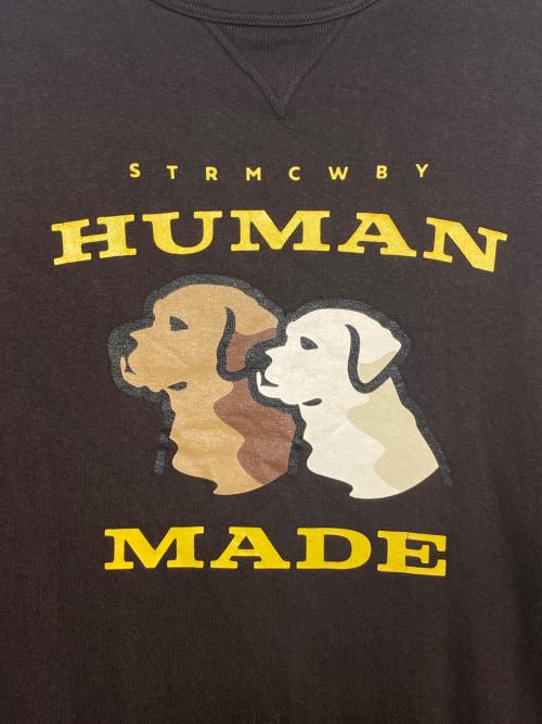 HUMAN MADE（ヒューマンメイド）HUMAN MADE (ヒューマンメイド) TSURIAMI SWEATSHIRT グレー サイズ:Mの古着・服飾アイテム