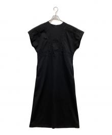 MURRAL（ミューラル）の古着「Framed embroidered jersey dress」｜ブラック