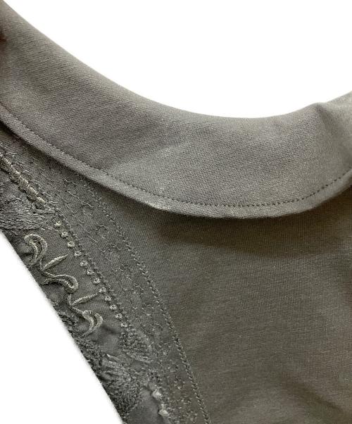 MURRAL（ミューラル）MURRAL (ミューラル) Framed embroidered jersey dress ブラック サイズ:2の古着・服飾アイテム