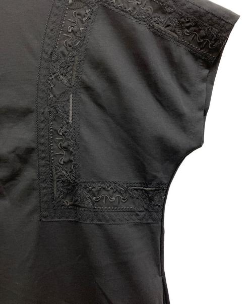 MURRAL（ミューラル）MURRAL (ミューラル) Framed embroidered jersey dress ブラック サイズ:2の古着・服飾アイテム