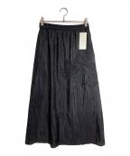 MURRALミューラル）の古着「エンブロイダード スカート/Flutter patchwork embroidered skirt」｜ブラック