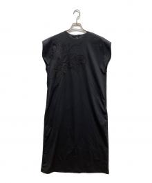 MURRAL（ミューラル）の古着「Flutter patchwork embroidered dress」｜ブラック
