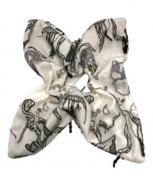 MURRAL（ミューラル）の古着「Tears flower lace scrunchie」｜ホワイト
