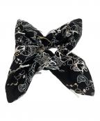 MURRALミューラル）の古着「Tears flower lace scrunchie」｜ブラック
