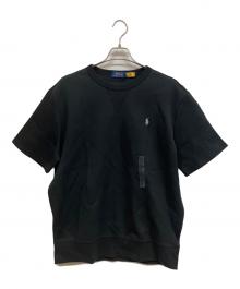 POLO RALPH LAUREN（ポロ・ラルフローレン）の古着「半袖スウェット」｜ブラック