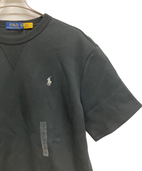 POLO RALPH LAUREN（ポロ・ラルフローレン）POLO RALPH LAUREN (ポロ・ラルフローレン) 半袖スウェット ブラック サイズ:Ｌ 未使用品の古着・服飾アイテム