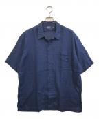 POLO RALPH LAURENポロ・ラルフローレン）の古着「オープンカラーシャツ」｜ネイビー