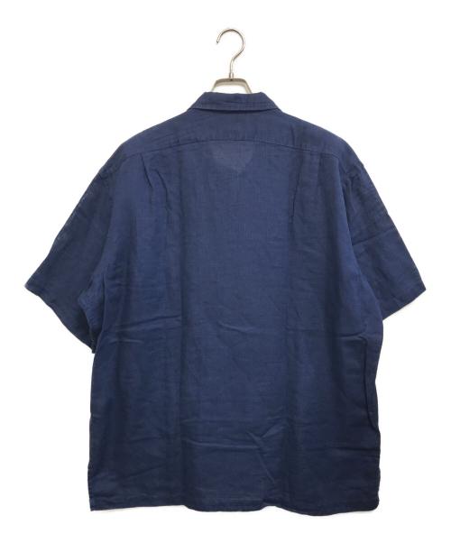 POLO RALPH LAUREN（ポロ・ラルフローレン）POLO RALPH LAUREN (ポロ・ラルフローレン) オープンカラーシャツ ネイビー サイズ:XLの古着・服飾アイテム