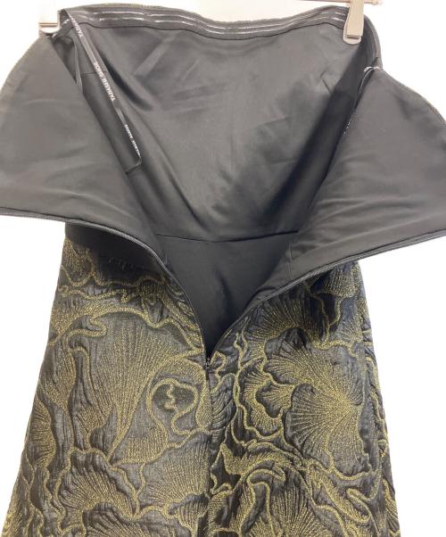TADASHI SHOJI（タダシ ショージ）TADASHI SHOJI (タダシ ショージ) ベアトップロングドレス ブラック サイズ:Freeの古着・服飾アイテム