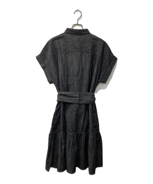 LAUREN RALPH LAUREN（ローレン ラルフ ローレン）LAUREN RALPH LAUREN (ローレン ラルフ ローレン) デニムシャツワンピース ブラック サイズ:8の古着・服飾アイテム
