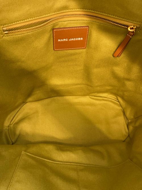 MARC JACOBS（マークジェイコブス）MARC JACOBS (マークジェイコブス) ベイブ トート イン キャンバス アイボリー×ブラウンの古着・服飾アイテム