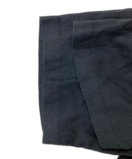 KAGURE（カグレ）KAGURE (カグレ) リネンハーフスリーブオールインワン ブラック サイズ:Freeの古着・服飾アイテム