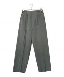 mizuiro-ind（ミズイロインド）の古着「wide slacks/ワイドスラックス」｜グレー