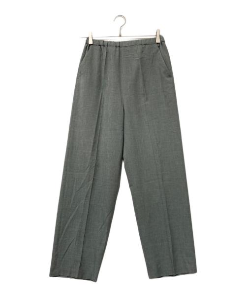 mizuiro-ind（ミズイロインド）mizuiro-ind (ミズイロインド) wide slacks/ワイドスラックス グレー サイズ:Freeの古着・服飾アイテム