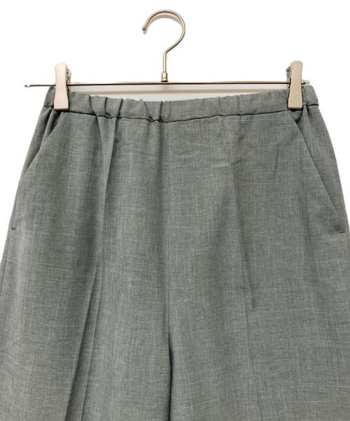 mizuiro-ind（ミズイロインド）mizuiro-ind (ミズイロインド) wide slacks/ワイドスラックス グレー サイズ:Freeの古着・服飾アイテム
