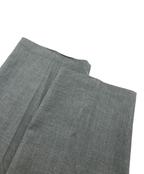 mizuiro-ind（ミズイロインド）mizuiro-ind (ミズイロインド) wide slacks/ワイドスラックス グレー サイズ:Freeの古着・服飾アイテム