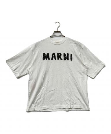 中古・古着通販】MARNI (マルニ) ロゴTシャツ ホワイト サイズ:size44